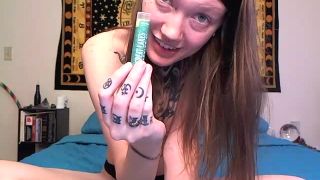 porn video 26 Rainbow Hemlock – Little Chapstick Dick, lesbian nylon fetish on masturbation porn -1