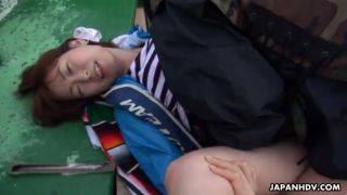 Nonoka Kaede is fucked on a boat after fishing contest(Hardcore porn)-9