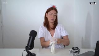 adult video 43 Redhead Nurse Offer You ASMR And JOI | ruined orgasm | femdom porn big nose fetish-1