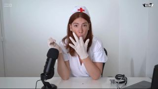 adult video 43 Redhead Nurse Offer You ASMR And JOI | ruined orgasm | femdom porn big nose fetish-2