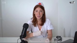 adult video 43 Redhead Nurse Offer You ASMR And JOI | ruined orgasm | femdom porn big nose fetish-3
