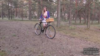 NebraskaCoeds 20160531 areana back riding her bike nude masturbating in the forest-0