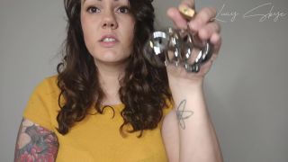 free adult clip 22 Lucy Skye – Sissy Training Permanent Chastity on pov latex femdom strapon-2