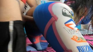 Emanuelly RaquelCosplay Overwatch D Va Plays With Cock Fucked So Hot-5