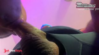 DESTINY DROOLS AND GIVES THE NASTIEST DEEPTHROAT BLOWJOB-1