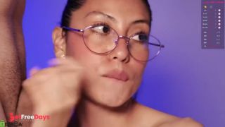 [GetFreeDays.com] LuxuryAngies Blowjob POV - Glasses On, Mouth Open Sex Stream March 2023-3