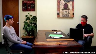 Free Porn Spank Video | [hotspanker.com] Real Spankings – MP4/Full HD – Kaitlynn – Paddled For Leaving Campus-3