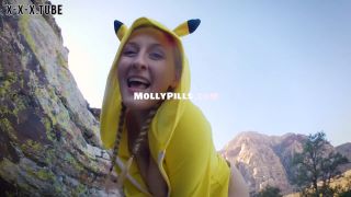 Amateur porn  Molly Pills  Naughty Pok Mon Gets Creampie Training In Public Pov Molly Pills-9