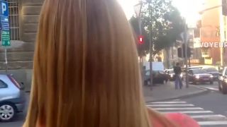 Voyeur found a perfect girl on a  street-9