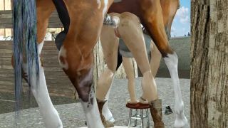 Animopron – Lara With Horse 2loops,  on 3d porn -4