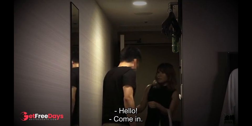 Japanese man requests outcall and the door opens on his hot friend