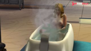 Te cuento mi historia como madrastra seductora mientras me toco en la tina del bao  The sims-3