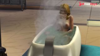 Te cuento mi historia como madrastra seductora mientras me toco en la tina del bao  The sims-5