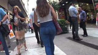 Sexy pear shape ass in tight jeans  1 280 Voyeur!-8