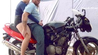 Revving Handjob on Motorcycle - Galas Balloons and Fetish Clips,  on handjob porn -7