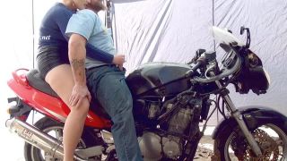 Revving Handjob on Motorcycle - Galas Balloons and Fetish Clips,  on handjob porn -9