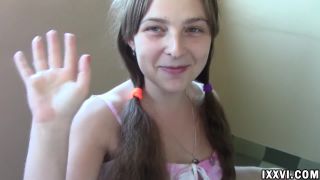 Real Home Shamelessness - Casual Blowjob from a Neighbor Girl in the Entrance of the House  | all sex | teen -9