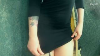 Role Play Goth girl Mavis Dracula teases you with her thick thighs, fat booty and panties-5