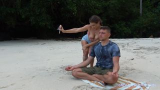 Meditation On The Beach, Deep Blowjob From A Stranger 1080p-1