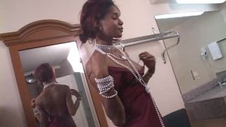 Online shemale video Fury Khan In Pearls And Pumps-2