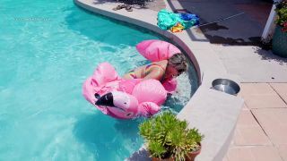 Custom Fetish - Madi B s Inflatable Sabotaged By Harley in the Pool - Fetish-9