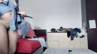 HairyMaid - Amateur wife dancing naked around the house, hairy pussy, big ass.-9