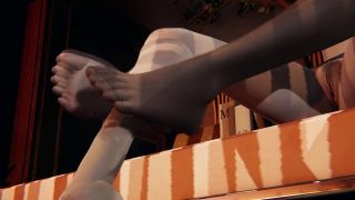KoikatuCenter - Hisoka Kurosawa footjob - 3D Porn-4
