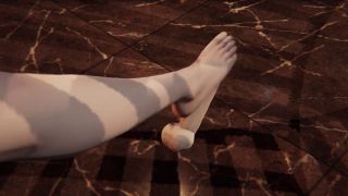 KoikatuCenter - Hisoka Kurosawa footjob - 3D Porn-7