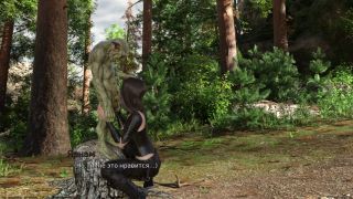 Blowjob creepy monster impregnates redhead virgin girl with big cock-6
