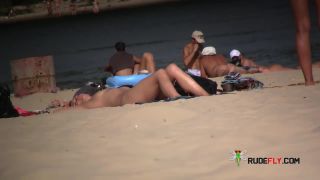 Amateur damsel naturist at strand  2-0