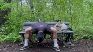 Rocky Vallarta - Biker In Spandex Stretching At The Park-7