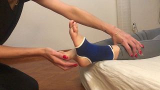 adult video 15 Sprained Ankle Tickling Jenny, brother sister foot fetish on feet porn -0
