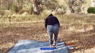 Pussy Massage Indian MILF Wife Melts Under Husbands Touch - Outdoor Sensual Massage, Pressing Boobs and Fingering-9