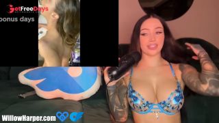 [GetFreeDays.com] Cherie DeVille, Porn ASMR Reaction, Desperate Slut Sucks Dick For Toilet Paper - Willow Harper  Sex Stream October 2022-8