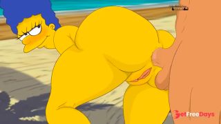 [GetFreeDays.com] Marge sucked cock on the beach  The Simpsons New Animation Dsanimation HENTAI  Porn Leak March 2023-3