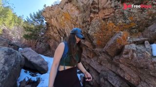 Venessas Butt Uses Remote Controlled Vibrator On Hike And Cums Hard-2