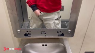 [GetFreeDays.com] Risky wank in public toilet, thick cumshot. Adult Film June 2023-1