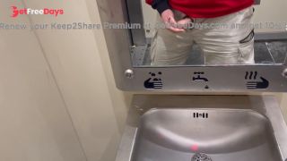 [GetFreeDays.com] Risky wank in public toilet, thick cumshot. Adult Film June 2023-7