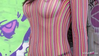 ROUGH ANAL FUCK Makes Her Scream  Outdoor Street Casting Sex With Jessy -1