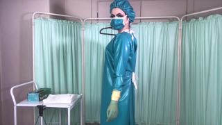 online adult clip 9 Haus of Poison - Latex Surgeon Gowning & Double Gloving on fetish porn butt fetish-8