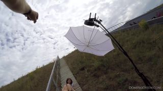 Sanija - Poses Nude On Stairs - Gopro Backstage-4