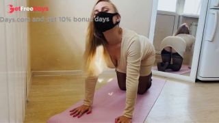 [GetFreeDays.com] Yoga in Pantyhose and a Dress Porn Clip October 2022-2