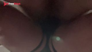 Sissy husbands tiny dick doesnt please me so i make him fuck me with BBC Strap on-3