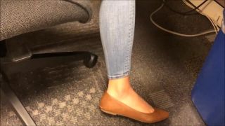 Candid brown flats shoeplay Foot-3