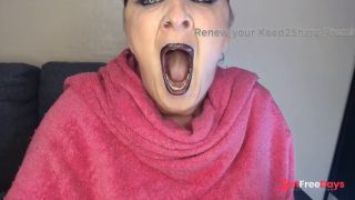 Anna Yawning Over and Over Big Wide Open Mouth Teary Eyed Tired-1