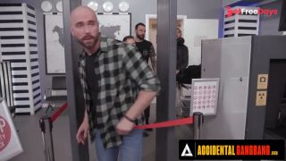 ACCIDENTAL GANGBANG - Sexy Passanger Whitney Wright Gets Gangbanged By Security Airport Guys-2