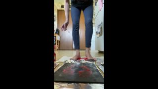 Foot Print Painting BBS R Milf-2