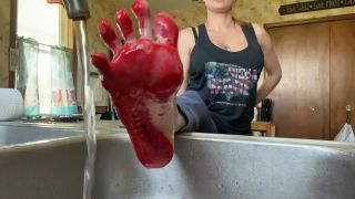 Foot Print Painting BBS R Milf-7