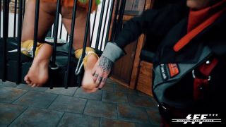 online xxx video 32 Intense Bdsm and foot fetish action with German slave babes and guards | submissive | feet porn fetish korea-0