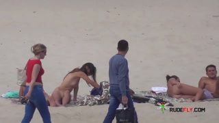 Nice subject caught at nude plage in South America  3-0